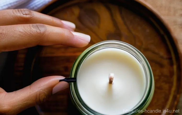 캔들 보관 방법 - **Prompt:** A serene and aesthetically pleasing display of a meticulously organized candle collectio...