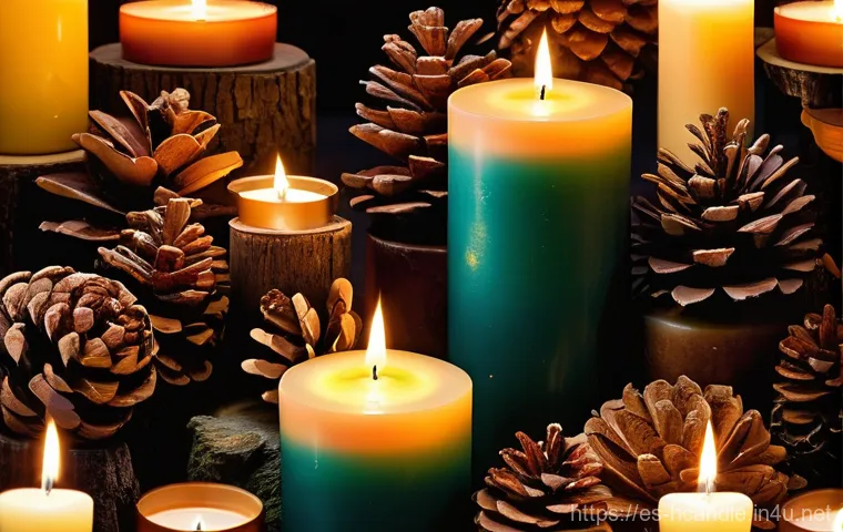 캔들 색소 사용법 - **"Sensory Harmony: The Enchanted Forest Candle Collection"**
    A captivating display of artisan-c...