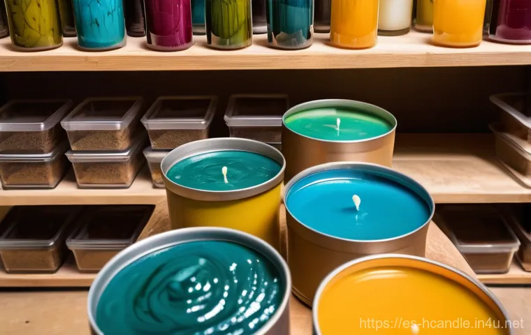 캔들 색소 사용법 - **"Sensory Harmony: The Enchanted Forest Candle Collection"**
    A captivating display of artisan-c...